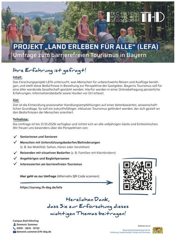 Gemeinsam den Tourismus inklusiver gestalten – Eure Meinung ist gefragt!