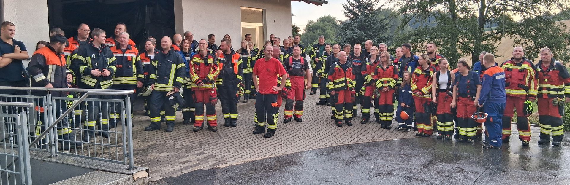 Gemeinschaftsübung der FFW-Thannberg mit den Wehren Thurmansbang, Lindau und Solla