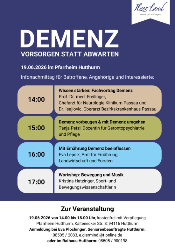 Veranstaltungsreihe zum Thema Demenz