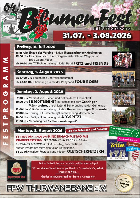Blumenfest in Thurmansbang